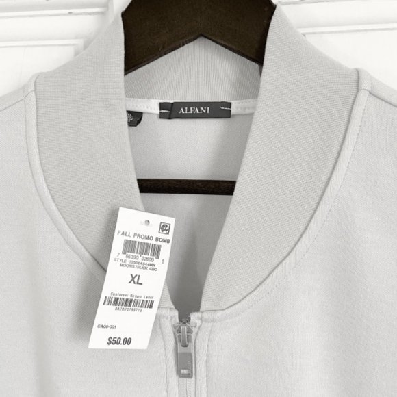 NWT, Men’s XL, Zip-Front Sweater Jacket - Picture 2 of 2